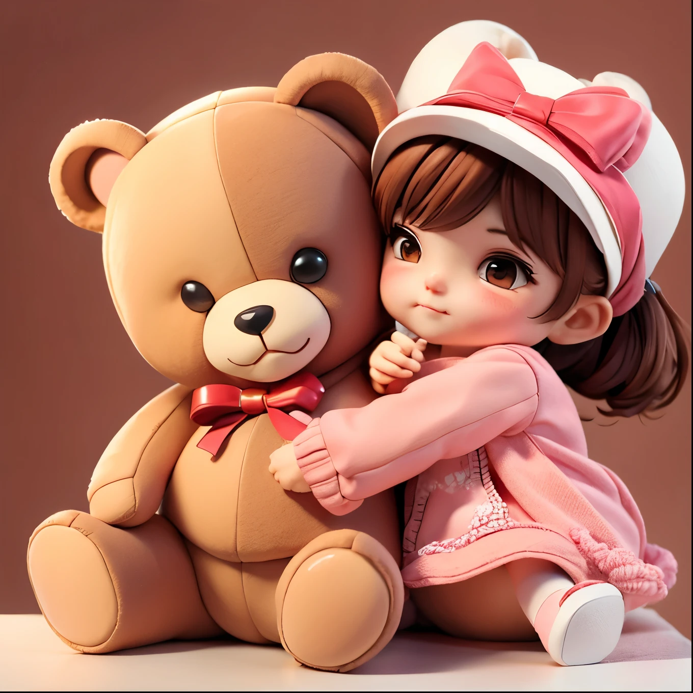 Affectionate teddy bear