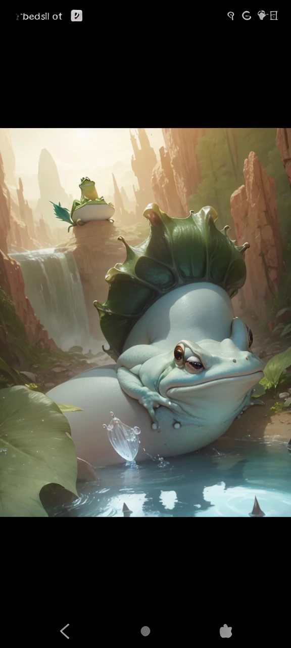 Ariel the frog