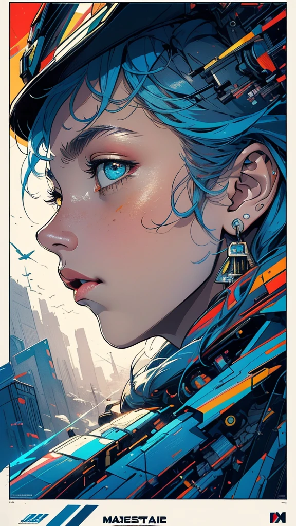 (((masterpiece, highest quality))),(((solo:1.2))),(((1girl:1.2))),32k wallpaper, very detailed, poster, vintage science fiction,(((((geometric cinematic movie poster))))), ((bauhaus)),(shape),(((abstract))),(mid century modern),movie poster,(((((portfolio))))),(((((Close-up))))),(((((bust up))))),((((more various angle)))),(((highlight))),Vast landscape,((((heterochromia)))),(((complete. detailed face))),(((Extremely talented))),(((most complecated machine))),(Colorful color scheme)