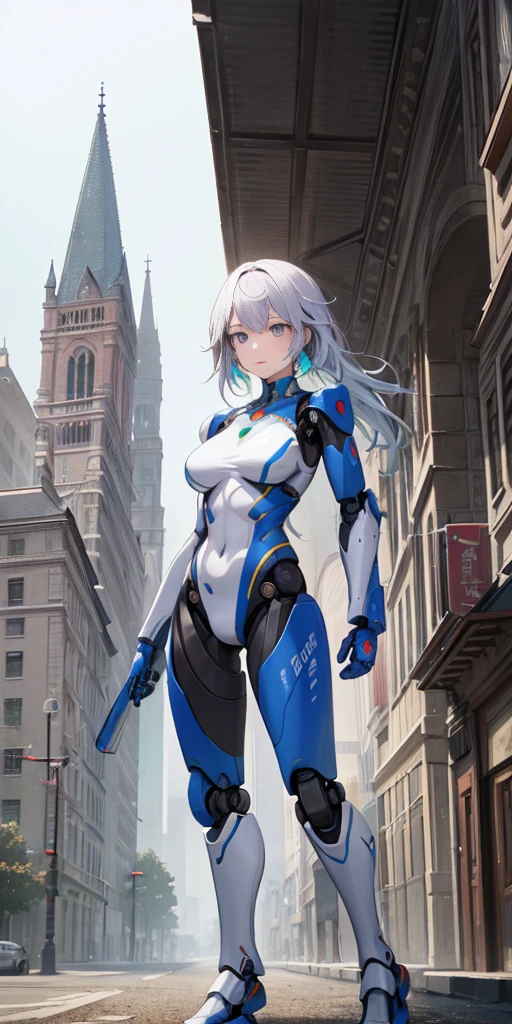 There is a woman in a robot suit posing next to an ancient building, Beautiful white girl half cyborg, Cute cyborg girl, Beautiful girl cyborg, Perfect Robot Girl, Cyborg girl, Young cyborg grady, Beautiful Female Robot, Beautiful robot woman, cyborg girl, perfect cyborg female, porcelain cyborg, Female robot, Beautiful cyborg images