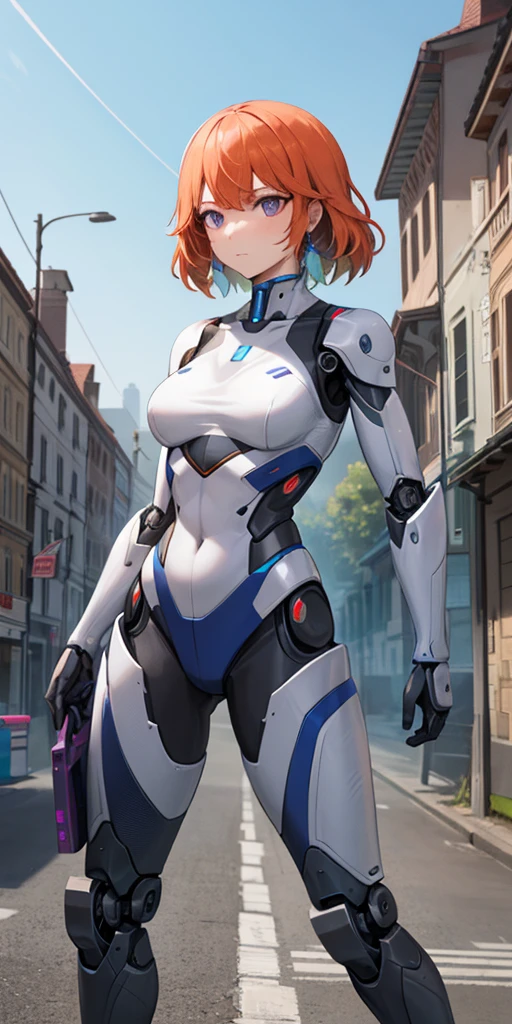 There is a woman in a robot suit posing next to an ancient building, Beautiful white girl half cyborg, Cute cyborg girl, Beautiful girl cyborg, Perfect Robot Girl, Cyborg girl, Young cyborg grady, Beautiful Female Robot, Beautiful robot woman, cyborg girl, perfect cyborg female, porcelain cyborg, Female robot, Beautiful cyborg images