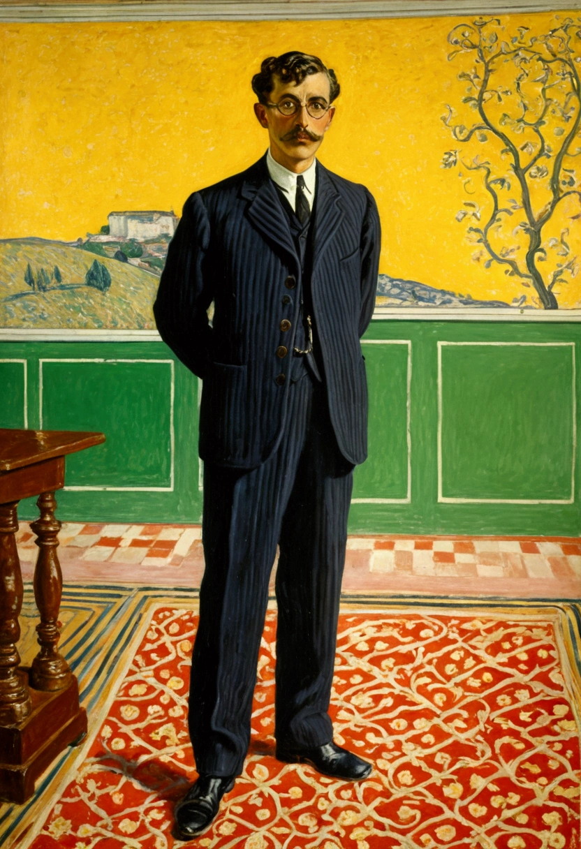 Lawyer, full body, by Pierre Bonnard, cinematic still, (best quality, masterpiece), very aesthetic, perfect composition, photorealistic, intricate details, ultra-detailed, vivid colors