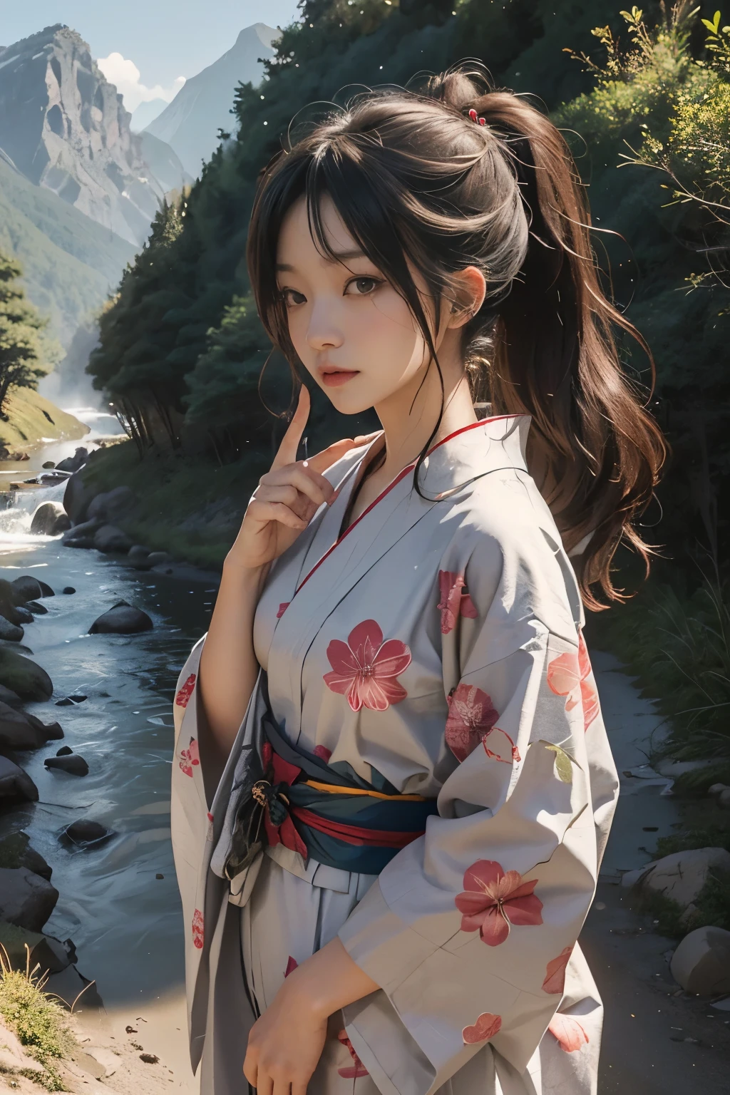 Beautiful,Junko Ishihara,Over Amagi,Prostitute,or period,Years falls,Flame of Love,Disheveled Japanese clothing,In the mountains,The twists and turns of the deep mountains,Flames of Passion,Mature women in their thirties,A devoted beauty,Disheveled Hair,Disheveled outfit,A half-crazed woman obsessed with love,Disheveled, thin kimono,thin yukata,A distraught yukata wearer,Female Artist,Narrow eyes,Single-minded gaze,or period,Unpaved mountain roads,the dark forest,Unpaved road,promenade,Mountain trail,Dirt Road,When the road wasn't paved yet,Old mountain path,ground road,carriage,rickshaw,She's wearing light clothing and her chest is exposed.,Beautiful Mature Woman,Her chest is open, exposing her beautiful nipples.,A narrow path leading uphill,A lightly dressed kimono that is slightly disheveled,No cars, only horses and rickshaws,A narrow road just wide enough for one person to pass through々A path through a dark mountain forest covered with snow,Steep dirt road,Dirt-stained area around the feet,Climbing dangerous mountain trails,Animal trail,Unpaved road,Paths for wild boars, etc.,Extremely small and flat chest,Beautiful nipples,The face of a virtuous angel with many good experiences,A beautiful face like a legendary celestial maiden,Unpaved mountain road,Indigo yukata,Wearing cute wooden women's can,No baggage,Holding a single flower,On the ground in the mountains,in the forest,A tall peak in the distance々,A thin yukata,Beautiful nipples,Beauty,The length of the yukata is long,Face close-up,promenade,Kemono Road,All gravel roads,All off-road,Dark Night Road,Moonlight only,Are thin,Leaner figure,A slender beauty with an unfortunate past,Dark night road in the forest,One straight road,Hanni in New Jeans,off road,Private roads,animal trail,Lonely mountain path in the forest,far and near method,Out of focus background,off road walking,Small breasts,Flat Bust,A soft smile,Off-road in the dark mountains with only moonlight,Midnight,Pitch black night road,