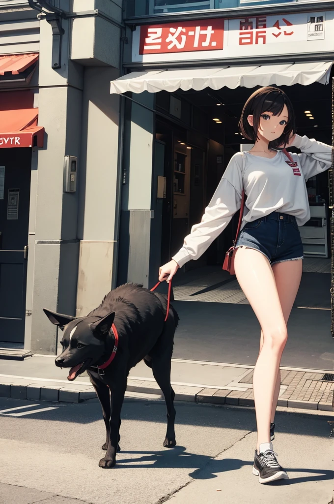 open legs, walking