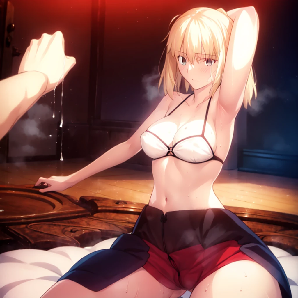 High resolution, 最high resolution,high resolution,{know_StayNightuFotable in F:1.15}, Rubio_ Highest quality, masterpiece, フルnude,Sweatだく,blush,smile,Underarmアップ,Sweat,Underarmを広げて見せている,bed,semen,Bukkake,Covered in semen,semenが垂れている,Moist,blonde,whole body,pubic hairがある,Love Juice,Underarm,~ side,~ sideの下,Underarmの下,~ sideアップ,Sweatをかいている,~ sideSweat,Upper Body, 1 person,Armpit zoom,Side zoom,Underarmズーム,腋の下ズームUnderarmを見せつける,Showing off your armpits,Place your arms behind your head,nude,全naked,naked,Raise your arms, Intraluminal reflection,whole body,Two Arms,alone,sexy,1 personだけ,look at me,体中semenまみれ,膣からsemenが垂れている,front,オイルを塗ったテカテカのUnderarmを見せる、オイルを塗った光沢のあるUnderarm:1.30、Surreal、Underarm、オイルを塗った光沢のあるUnderarm:1.30、光沢のあるUnderarm、オイルを塗ったぬるぬるのUnderarm:1.30、ぬるぬるした光沢のあるUnderarm:1.20、明るく詳細なUnderarm、Underarmの細かいシワ:1.7、Realistic armpit wrinkles:1.7、Underarmを照らす光:1.4、Even the fine details of armpit pores), (smile、Side-show pose,Side-show pose,Nipples are erect,全naked,No clothes,素っnaked,Armpit up,Armpit Up,Naughtyな腋,Naughtyな脇,Naughty,Sweat,Arms behind head,Spread the armpits,Spread your arms,Embarrassed,Love juiceが垂れている,Breast milk,Breast milkが出ている,Pussy,しゃがんでPussyを見せつける,Body to the front,pubic hairが生えている,pubic hair,semen,semenまみれ,semen,semenまみれ,Naughtyな体,Naughtyな身体,NaughtyなPussy,Naughtyなgenital,genital,NaughtyなPussy,Naughtyなnaked,Naughtyなnaked体,Naughtyな肉体,Naughtyなボディー,Embarrassedに腋を見せている,Embarrassedに脇を見せている,lotion,lotionまみれ,Vaginal fluid,Vaginal fluidが垂れている,Love juice,Love juiceが垂れている,semenでベタベタ,Sticky with semen,Sperm,Spermwhole bodyまみれ,Pussy,Pussyを見せつける,Pussy,Pussyを見せつける,Embarrassedな表情,Groinにタトゥー, Groin,View your viewers,genital,女genital,Moist腋,Moist脇,smile,4K,(8k),Noise Reduction,Place your hands behind your head,Emphasis on the crotch,((Place your hands behind your head)),(Shiny, oily skin), Raise the hand, (Raise your arms above your head:1.5), Put your arms behind your head, Underarm, (Underarm into viewer's face:1.5), (View your viewers:1.5), Raise the hand,Stuffy armpits,Stuffy side,Underarmを露出させる,Exposing the armpits