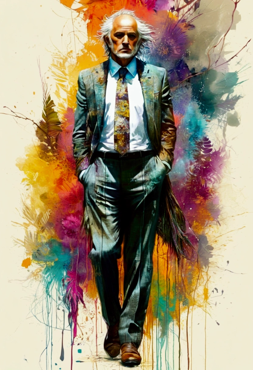 Lawyer, full body, by Carne Griffiths, cinematic still, (best quality, masterpiece), very aesthetic, perfect composition, photorealistic, intricate details, ultra-detailed, vivid colors