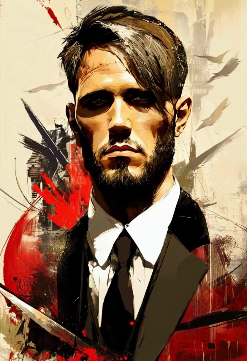 Lawyer, full body, by Russ Mills, cinematic still, (best quality, masterpiece), very aesthetic, perfect composition, photorealistic, intricate details, ultra-detailed, vivid colors