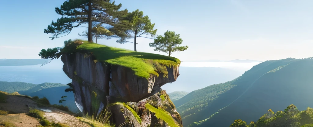 Low cliff、Forest,High resolution,high resolution,Beautiful Landscape,