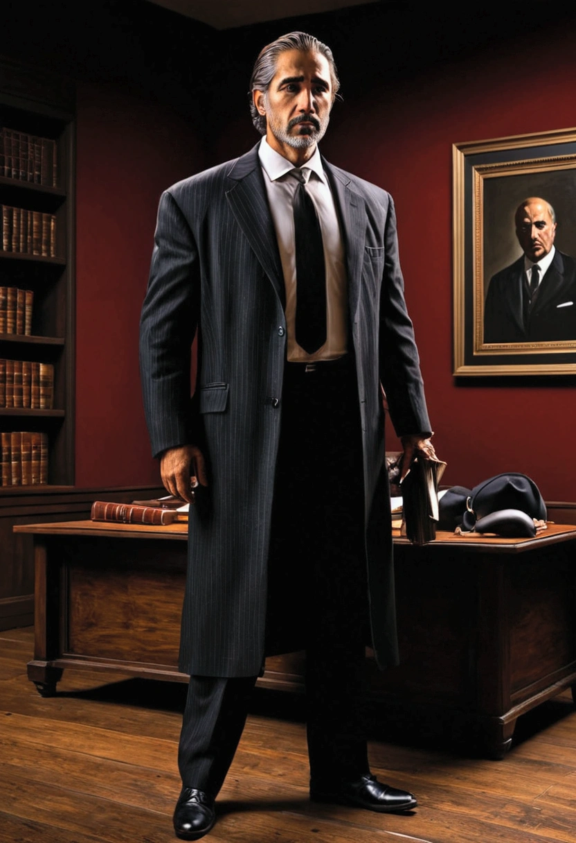 Lawyer, full body, by Pierre Bonnard, cinematic still, (best quality, masterpiece), very aesthetic, perfect composition, photorealistic, intricate details, ultra-detailed, vivid colors