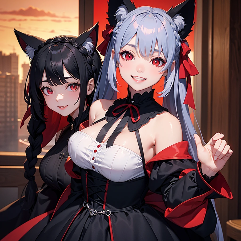 Azur route to Cheshire，full bodyesbian，（tmasterpiece，Best quality at best）