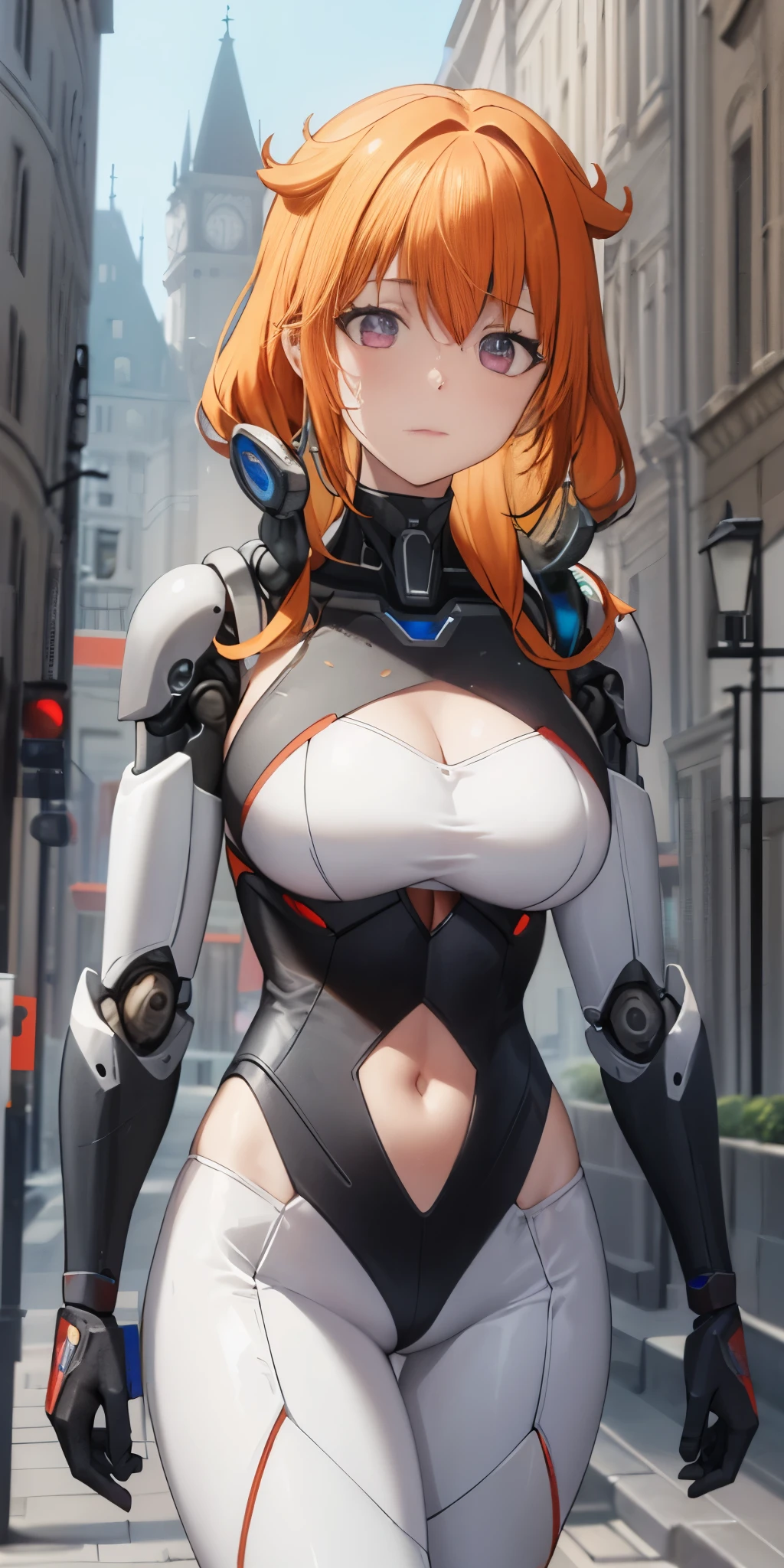 There is a woman in a robot suit posing next to an ancient building, Beautiful white girl half cyborg, Cute cyborg girl, Beautiful girl cyborg, Perfect Robot Girl, Cyborg girl, Young cyborg grady, Beautiful Female Robot, Beautiful robot woman, cyborg girl, perfect cyborg female, porcelain cyborg, Female robot, Beautiful cyborg images