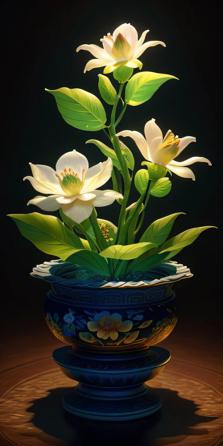 best quality, realistic, photorealistic, ultra detailed, "Mountain of Flower and Fruit+Fairy+Chinese Architecture" highly detailed carving on "southern ice" porcelain,Ultra wide angle,Accent Lighting,Volumetric Lighting,backlighting, (detailed light),((an extremely delicate and beautiful)),dramatic_shadow,ray_tracing,hdr