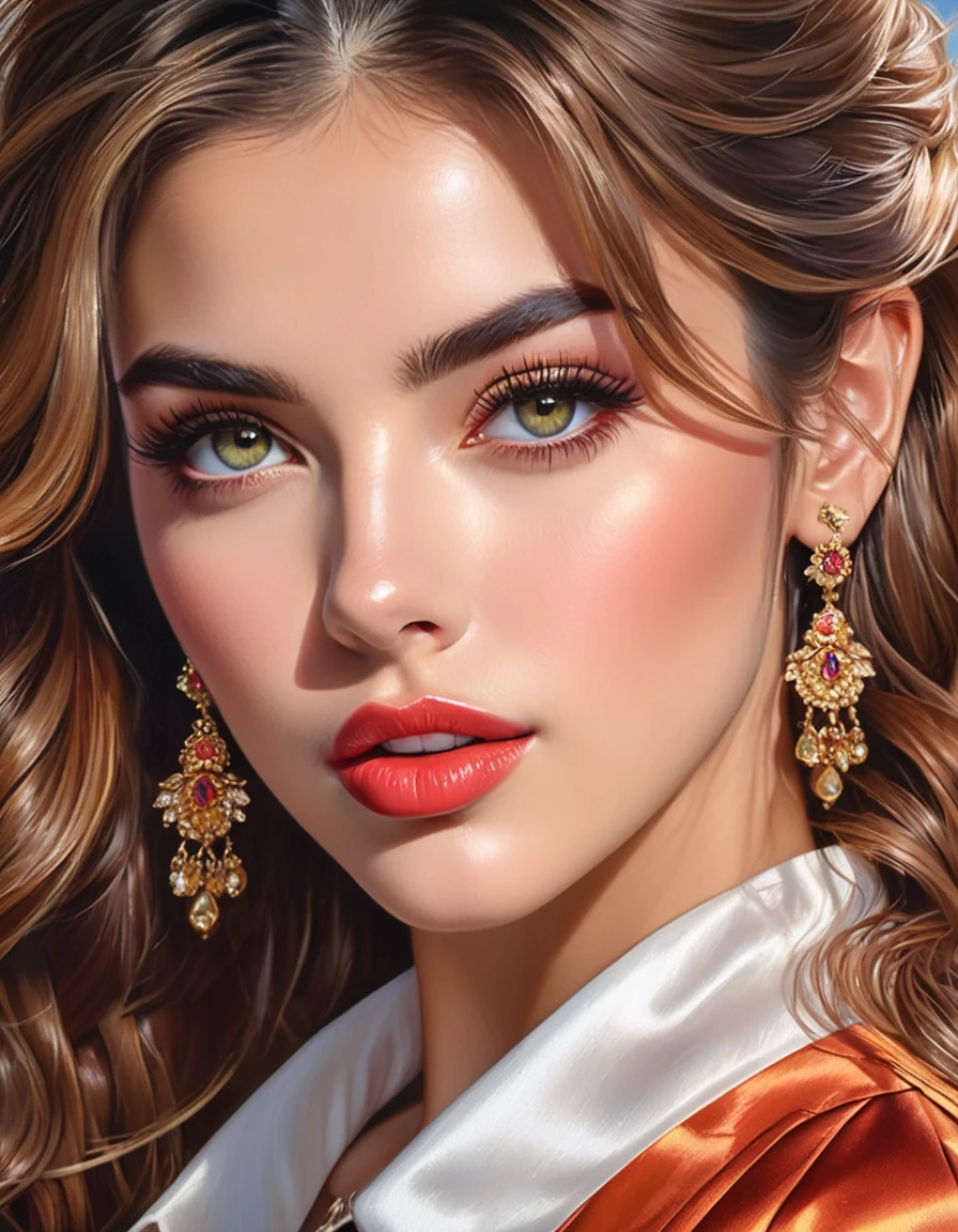 (best quality,8k,hyperrealism:1.2),vibrant colors, sharp focus, insanely detailed, studio lighting, ultra-fine painting, hair blowing in the wind, stunningly realistic eyes and lips, perfect facial proportions, meticulous skin texture, long eyelashes, expressive emotions, elaborate background, impeccable clothing and accessories, accurate shadows and highlights, highly realistic lighting and reflections, immaculate attention to detail,2 girls,((2k5)) style, hyper realistic photo, vibrant colors, 16k