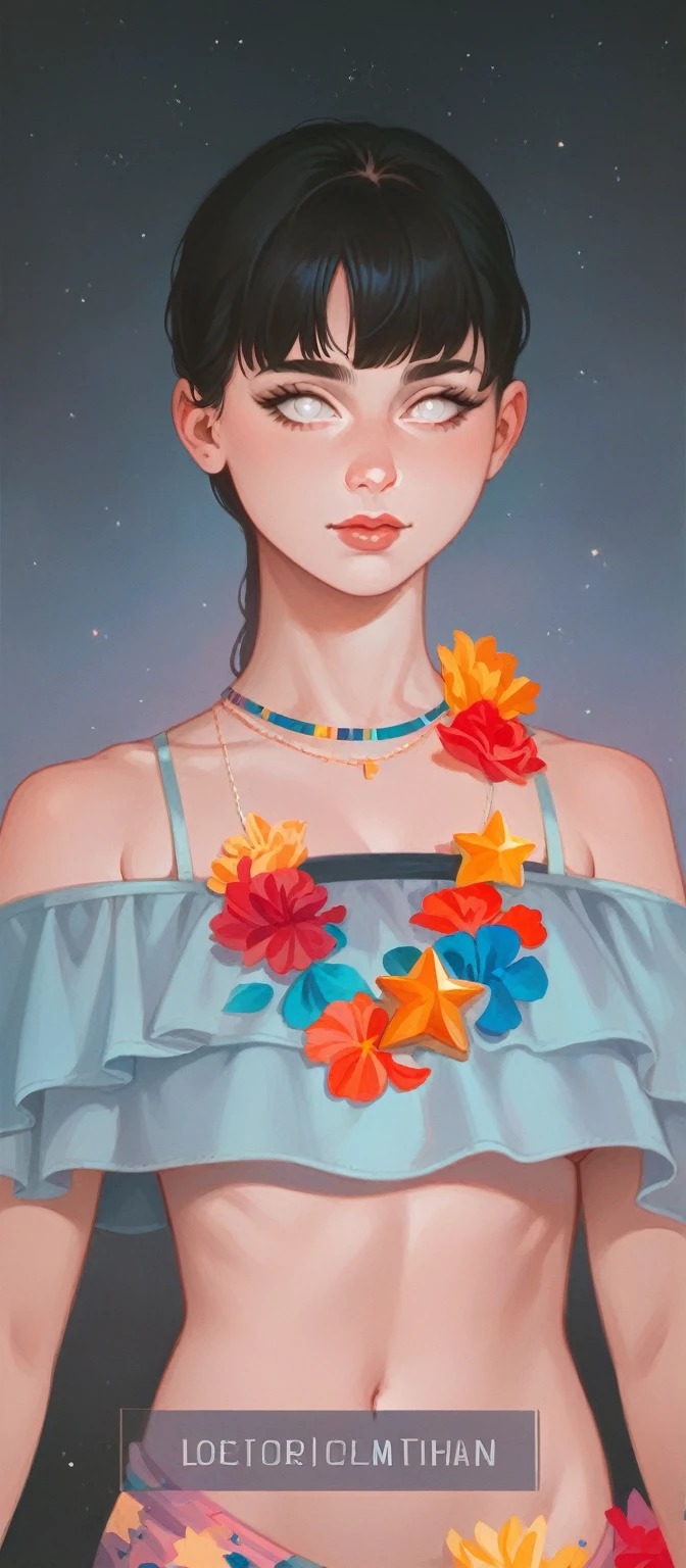 1girl, beautiful face, ((white eyes)), sexy pose, Red moon in the background, stars, space, (lightroom:1.13), soft light, (natural skin texture:1.2), (hyperrealism:1.2), sharp focus, focused,[[realistic]]