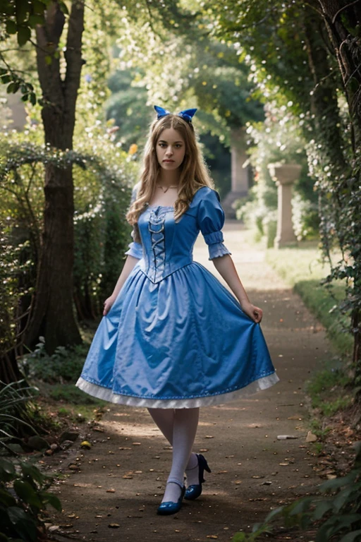 Alice in Wonderland, Magical creatures around you, Masterpiece, detailed