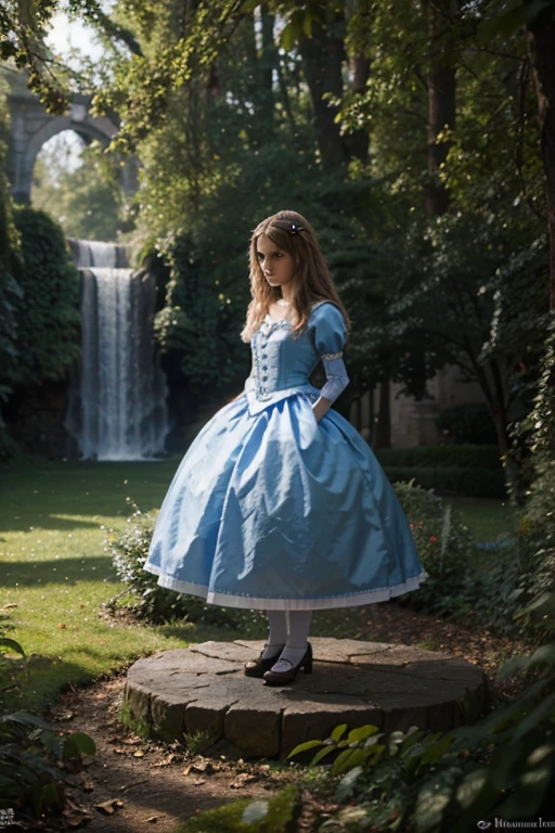 Alice in Wonderland, Magical creatures around you, Masterpiece, detailed