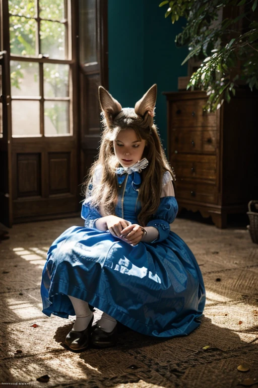Alice in Wonderland, Magical creatures around you, Masterpiece, detailed