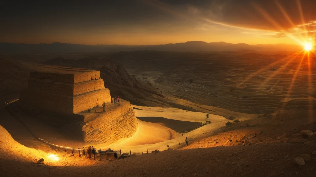 Ancient Israel、The Bible writers wrote、1st century、Live Shooting、Highest quality、masterpiece:1.5、Ultra-lightweight and high resolution、photoGenuineistic:1.5、Cinematic Light、Soft Volumetric Lighting:1.5、Genuine、photoGenuineistic:1、Become familiar withな皮膚、Professional Lighting、photograph、Sharp focus、Become familiar with、Professional Lighting、Photon Mapping、Become familiar withで複雑な環境、非常にBecome familiar with、Highest quality、美術的なphotograph、photoGenuineisticなコンセプトアート、Perfect cinematic light with soft, natural volume、The middle of a journey、Become familiar withな手、