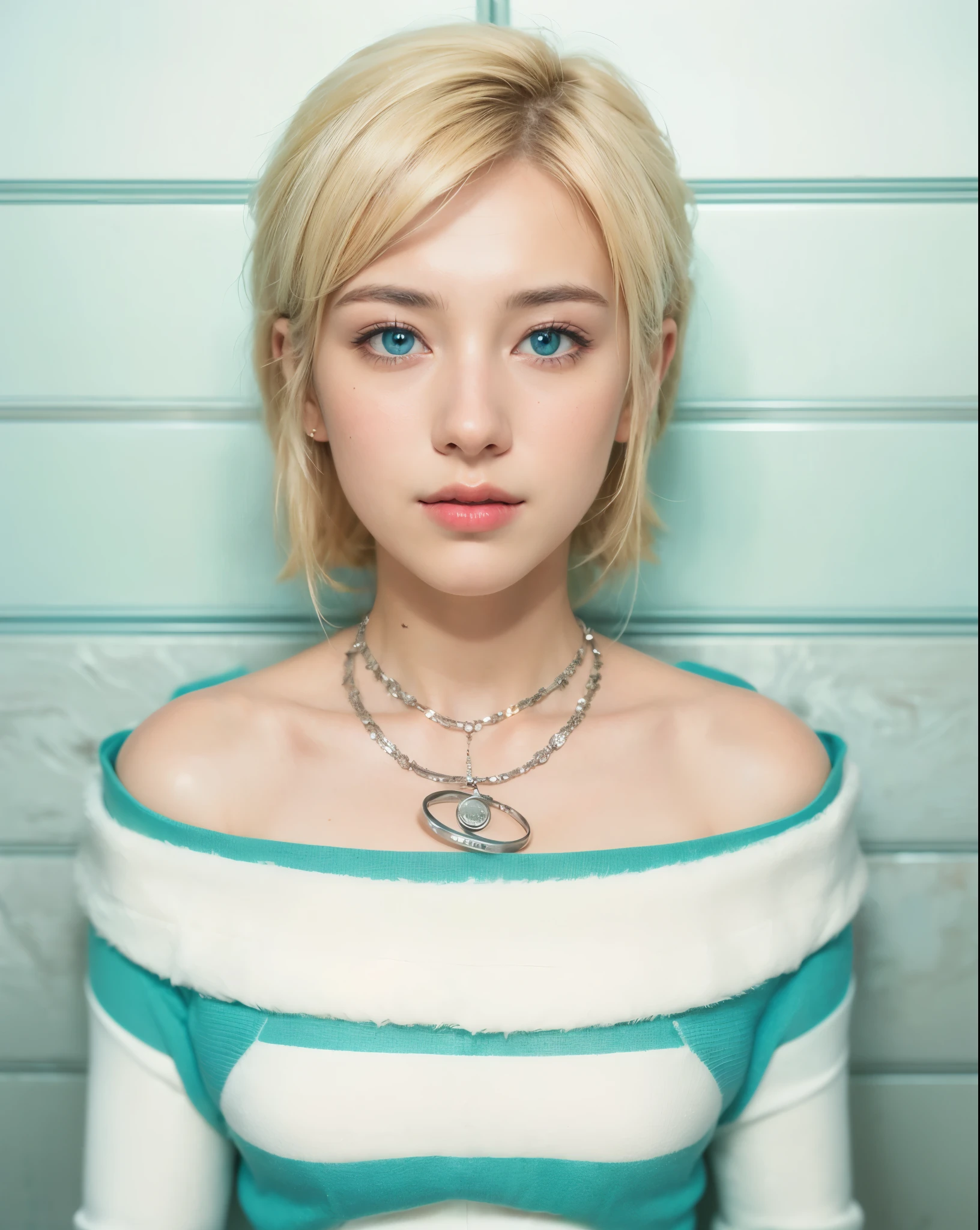 blond woman with blue eyes posing for a picture in a mug shot, (highly detailed face:1.4) (smile:0.7) (background inside dark, moody, private study:1.3) POV, by lee jeffries, nikon d850, film stock photograph ,4 kodak portra 400 ,camera f1.6 lens ,rich colors ,hyper realistic ,lifelike texture, dramatic lighting , cinestill 800