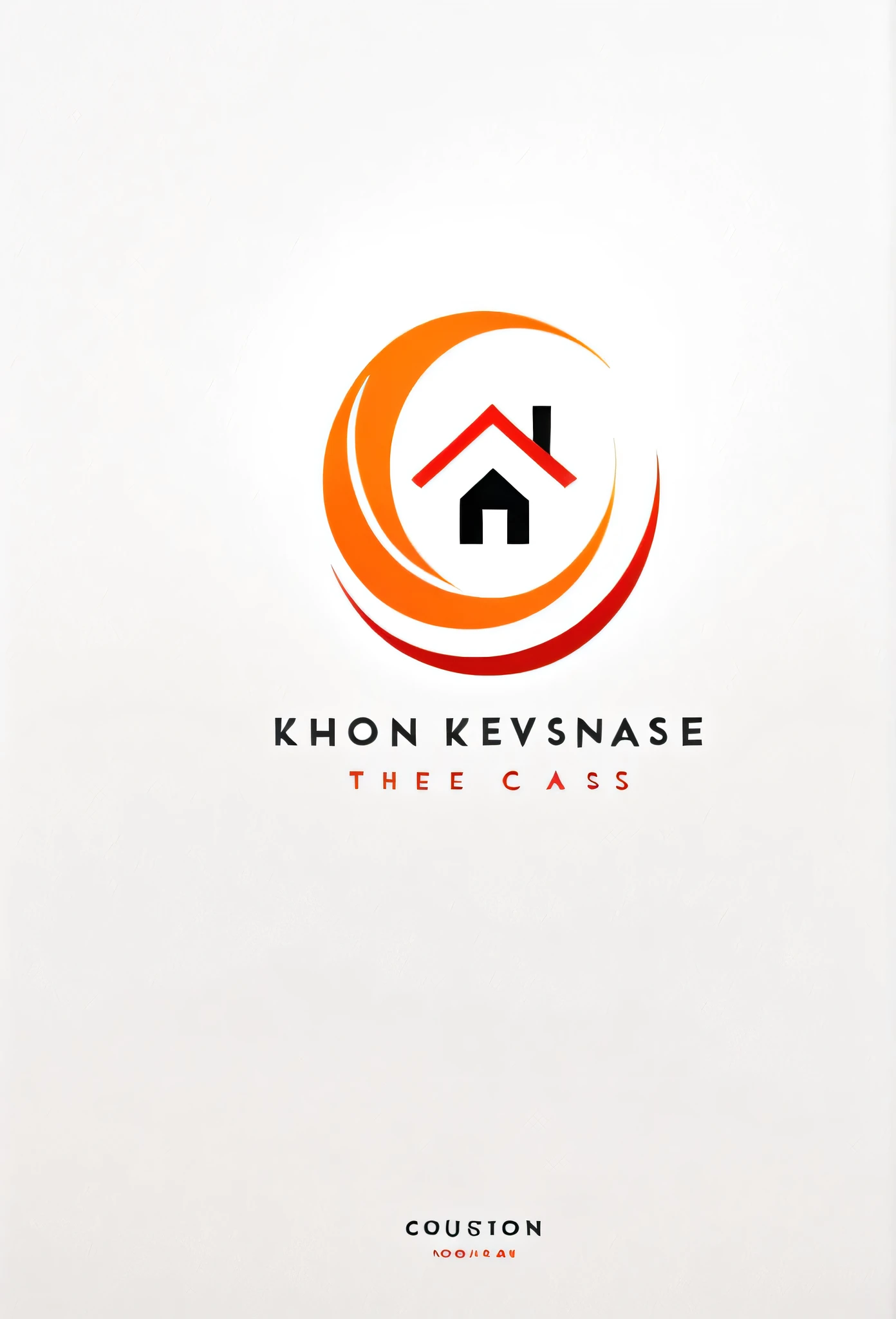 a stylish logo of a real estate company
New Logo for Custom House
The colors are red and orange
Pretty cool
chic and modern design
Stylish design
White background