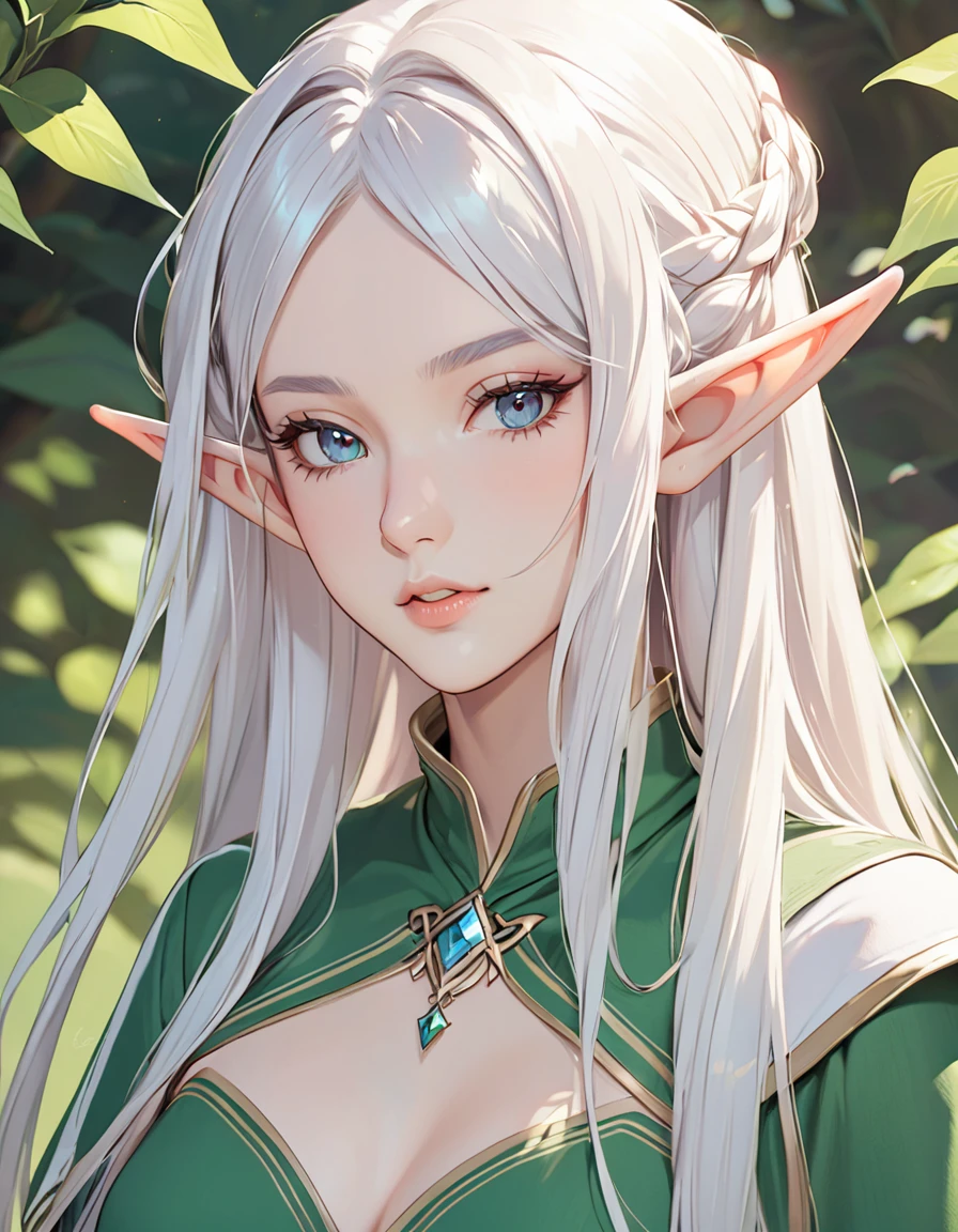 elf with long hair