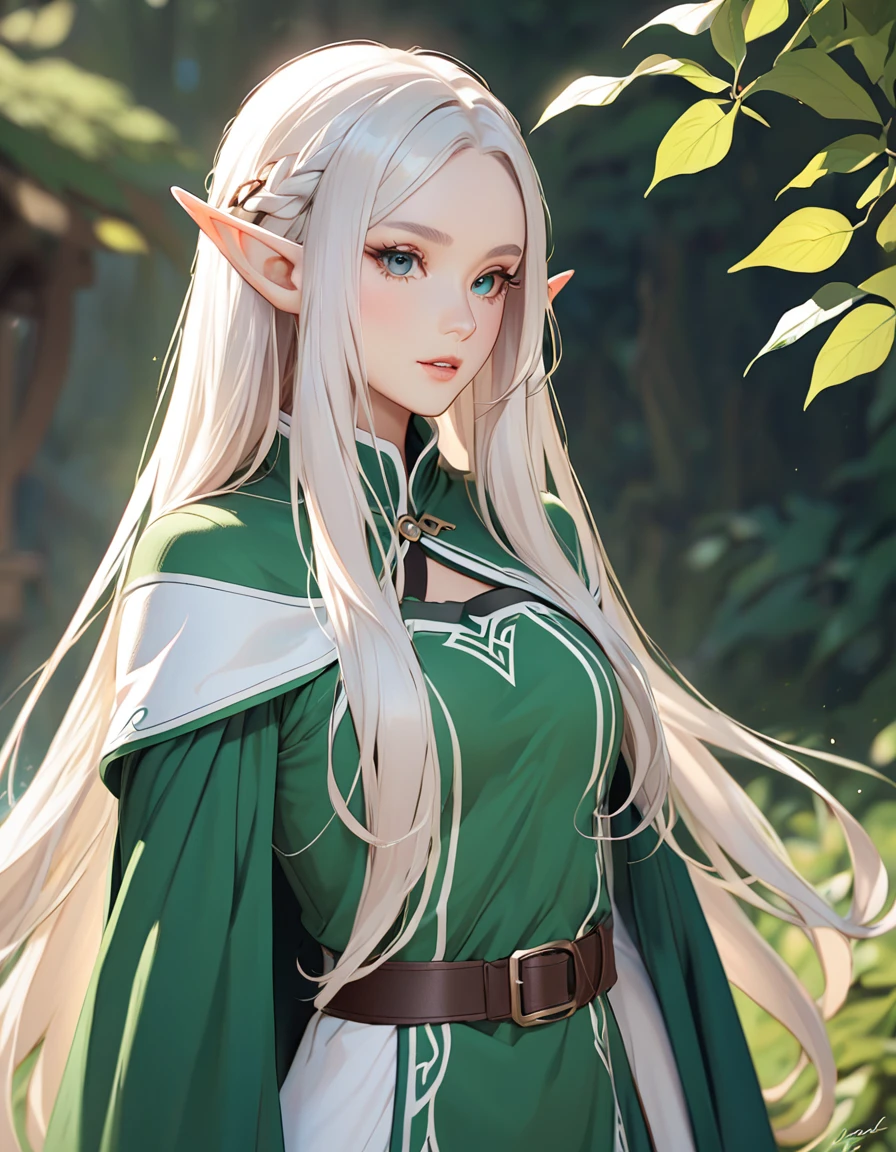 elf with long hair