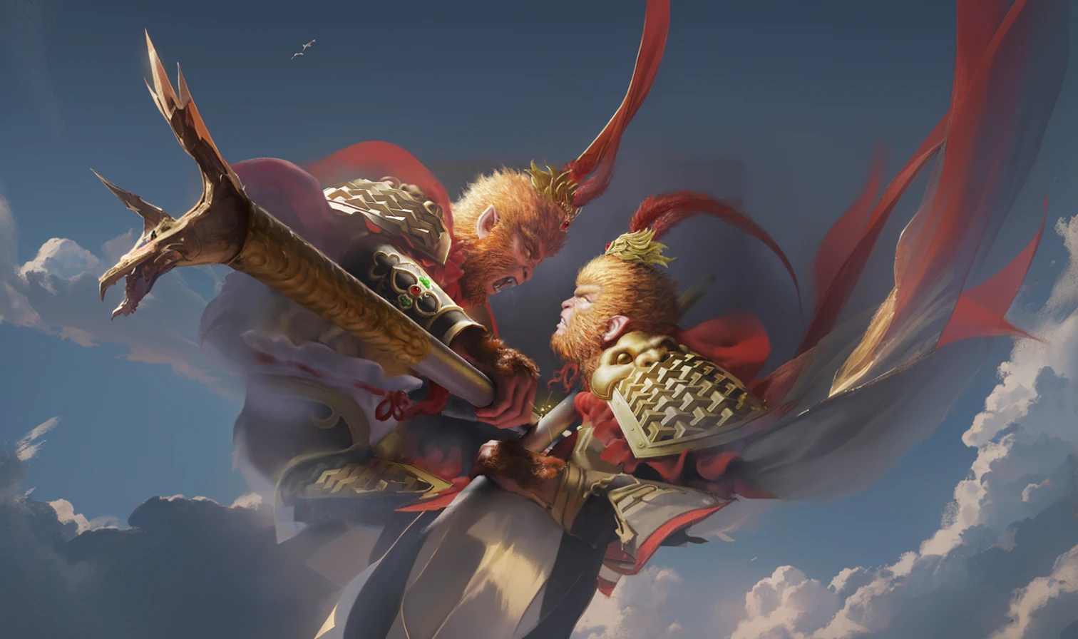 Sky war background