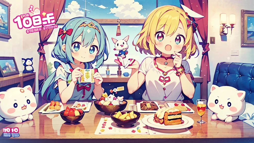 score_9,score_8_Excellent,(((Highest quality、masterpiece、Official Art、Best dynamic composition、Very detailedな)))、cute、Cute、cuteキャラクター、fluffy、Loose、Mascot character、cuteものが多すぎる, Full of cuteness, The world is full of kawaii, (cuteキャラクター100体, cuteキャラクターがたくさん, that'It's hard to count), (masterpiece), (Highest quality), (Very detailed), (Vivid and colorful images), Clear images, Clear images, Very detailed background