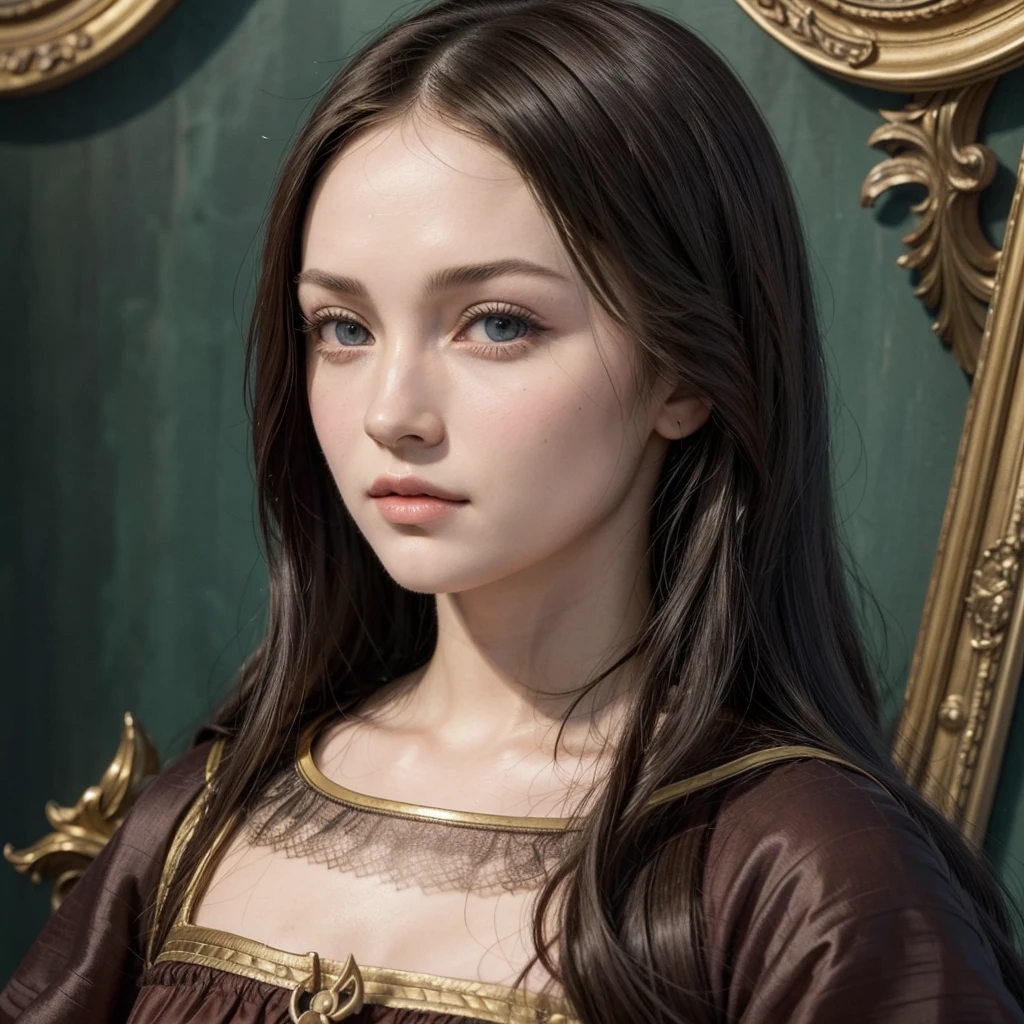 make the picture of monalisa by davinci and replace monalisa with megan fox