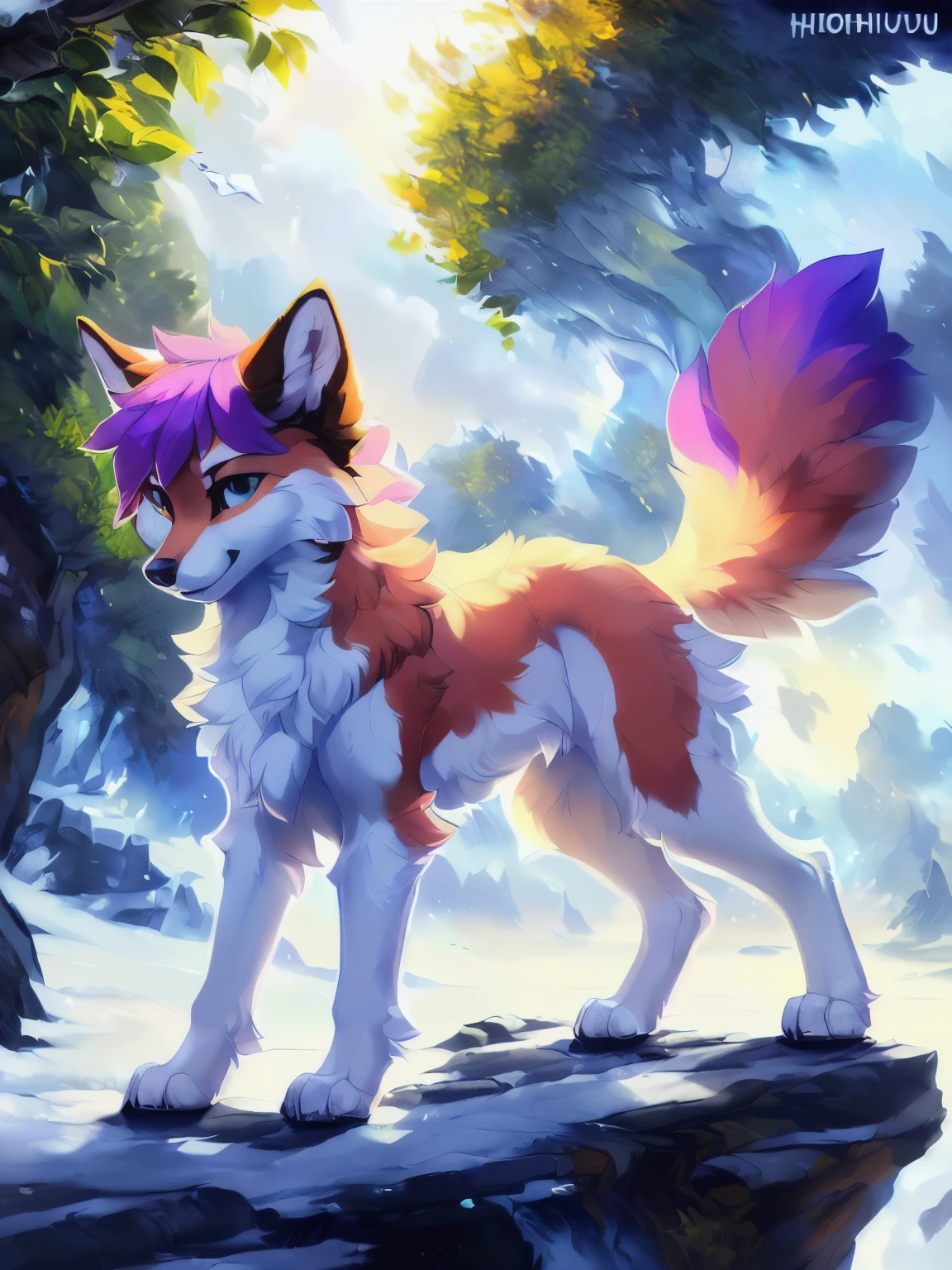Animal Focus,, Three-quarters View, (Wild)+, Wolf, Fur, Raised Tail, Large Eyes, Pupils, Paws, (Symmetrical)++, Pink Fur,( Canine, Knot, Anatomically Correct, Anatomically Correct, (Anatomically Correct, (Canine, Animal, Animal, In Estrus, Y, Masterpiece, Best Quality, by Hioshiru, Snowskau, Foxovh. Impasto Impressionists, Nguyen Jia, Pino Diane, Detailed Background, Detailed Image, Detailed Hair, God Rays, High Details, Cinematic Lighting, (Avatar)