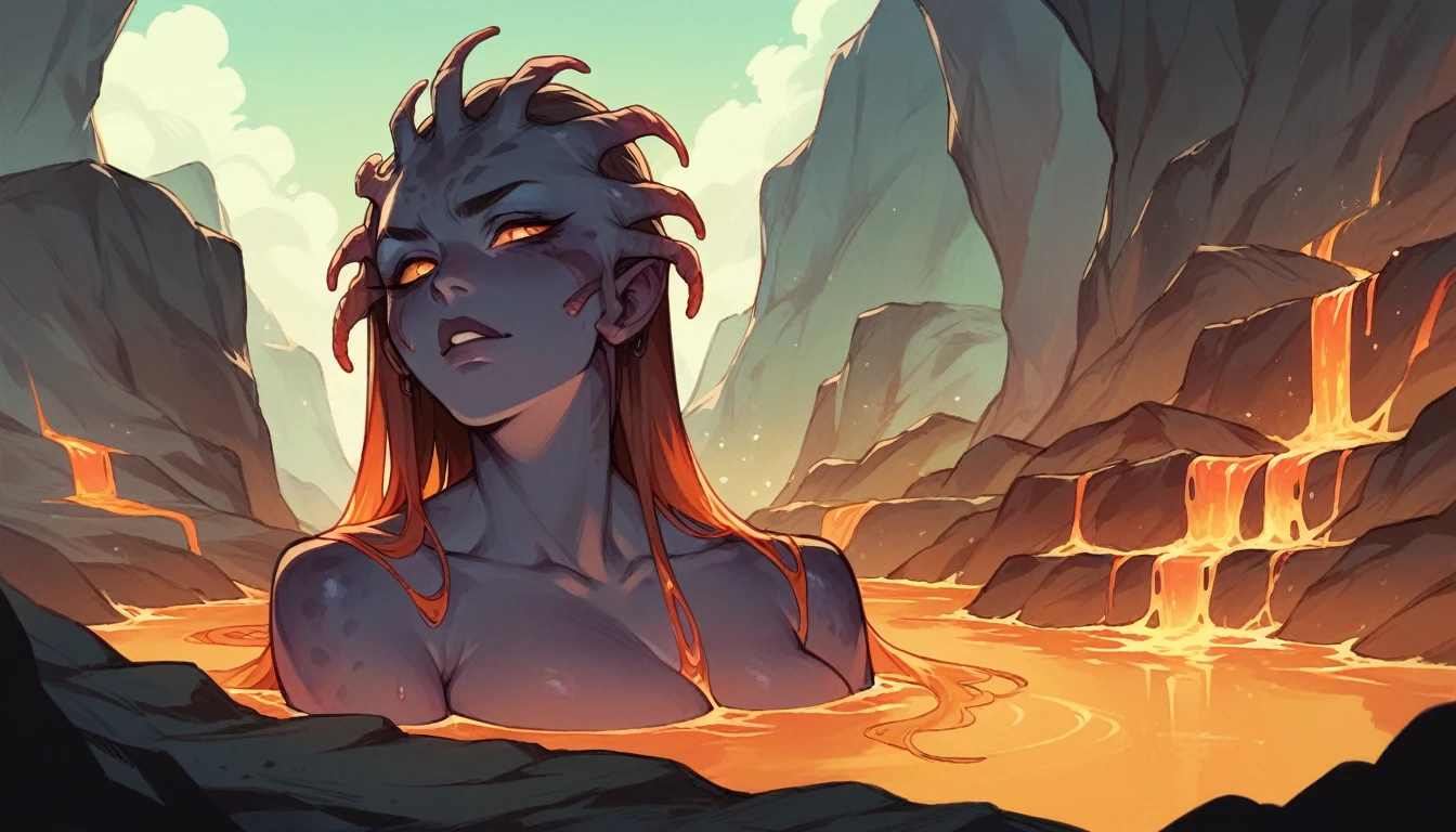 Killer women of the old west in an alien world made of lava and water