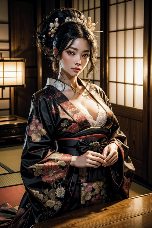 Shibari, soga roja