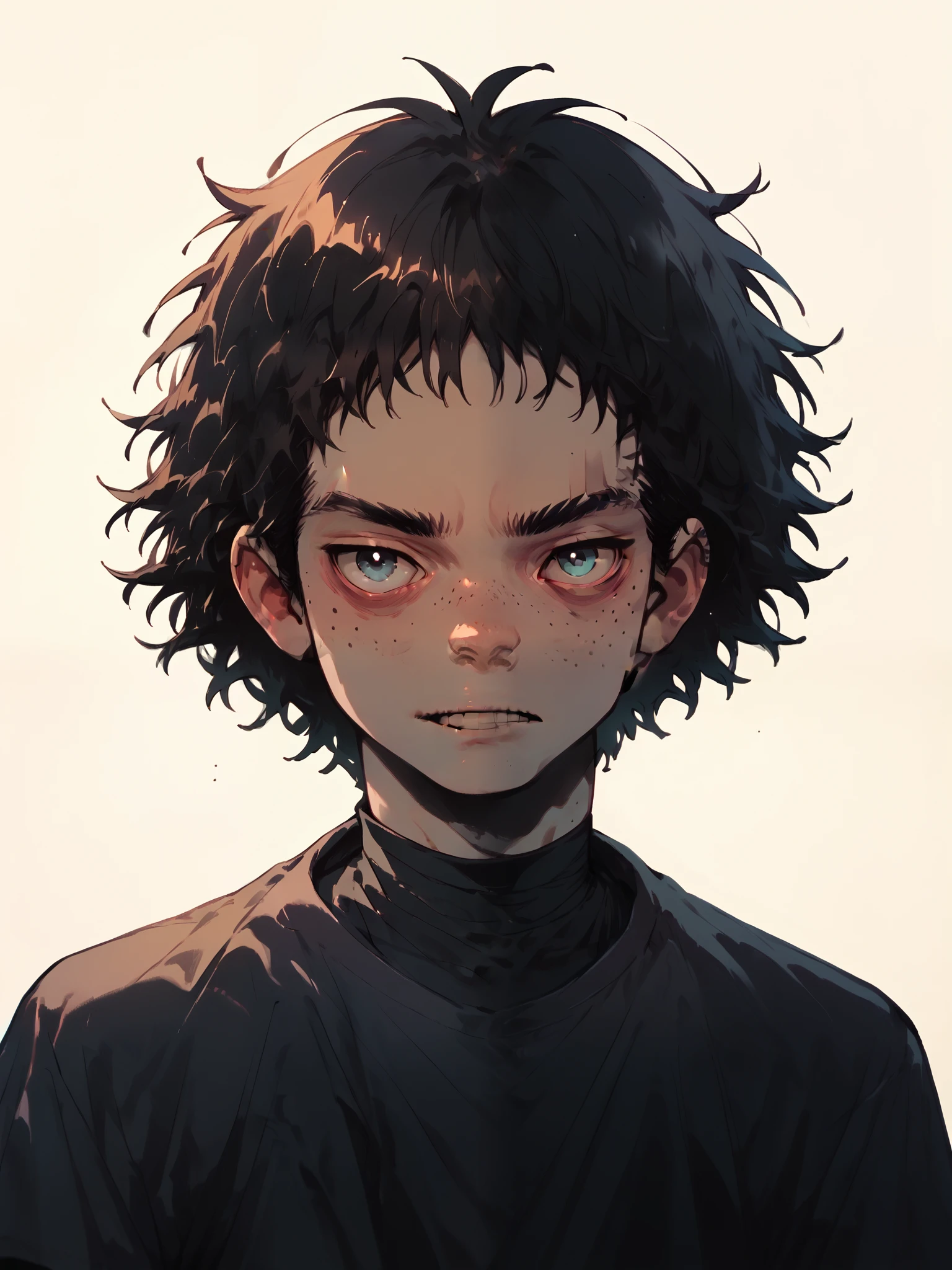 score_9, score_8_up, score_7_up, score_6_up, 1boy, kid, mullet hair, g4n1m3,