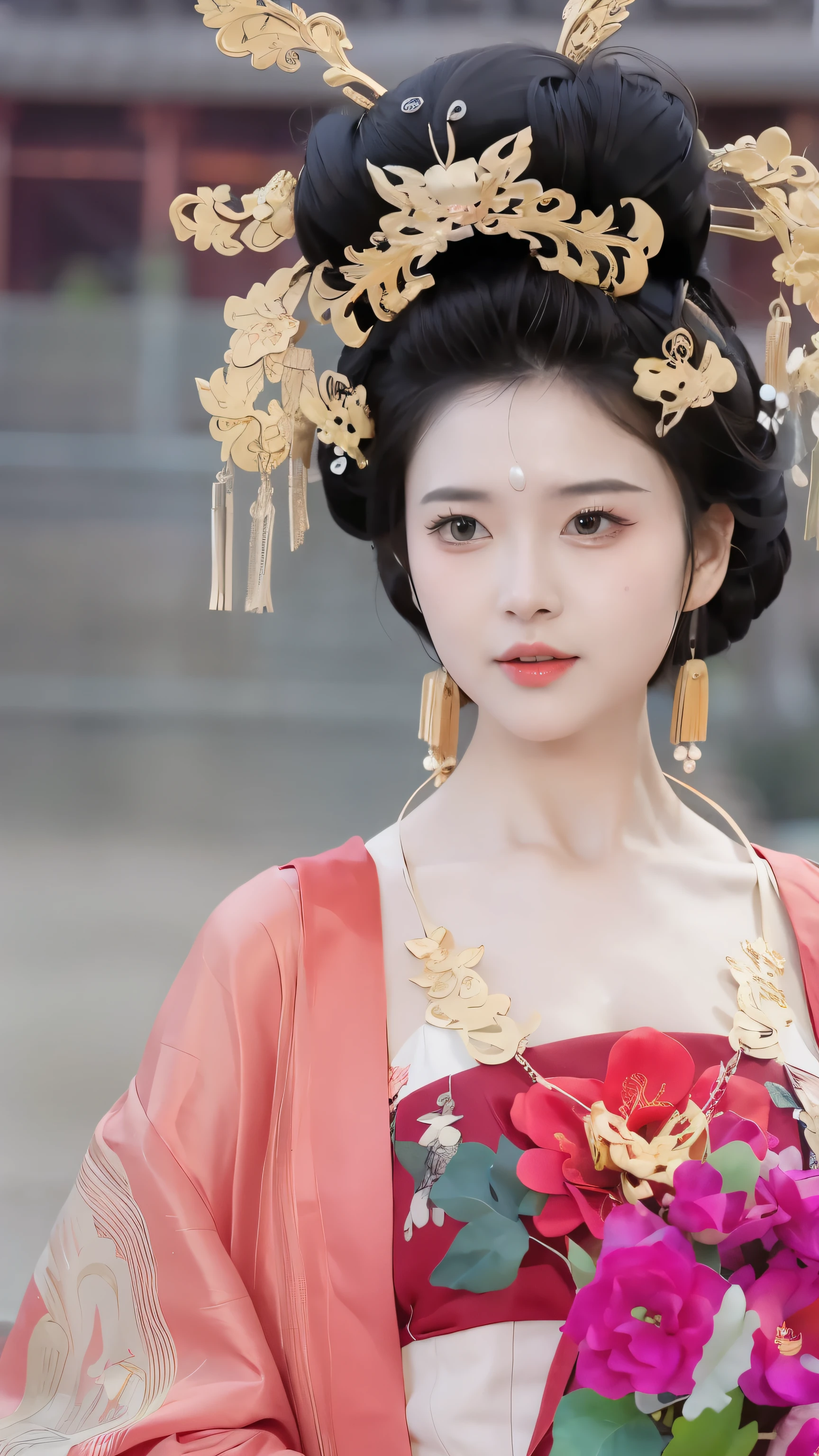 ulzzang-6500-v1.1,(RAW photos:1.2),((Reality:1.4))Best of quality ,masterpiece, illustration, Extremely delicate and beautiful, Extremely detailed ,CG ,Unite ,8k wallpaper, Amazing, Fine details, masterpiece,Best of quality,official art,Extremely detailed CG Unite 8k wallpaper,absurdes, incredibly absurdes, Huge file size, Extremely detailed, high resolution, Extremely detailed,Beautiful and delicate girl, Extremely detailed eyes and face, Beautiful and delicate eyes,light,1 Girl,(Upper Body),Transparent,Looking at the audience,outdoor,depth_of_site,