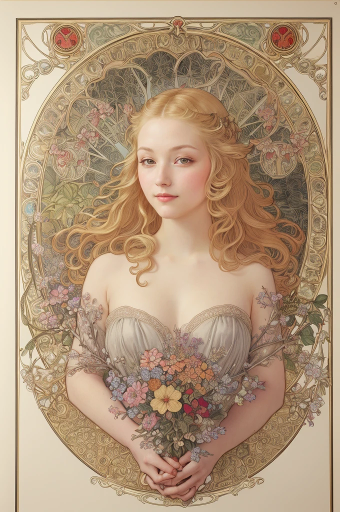 poster,(by mucha:1.2),((art deco,Botanical Art,Floral Art)),(floral:1.2),lily flower,
(masterpiece, highest quality),(monochrome),(amazing details,empty background),anatomically correct,Accurate drawing,Detailed drawing,high-class sense,
Anatomically compatible heart wrapped in thorns. suspended in a white empty space, around a black halo of rays. In a dark Gothic style. Sketch.