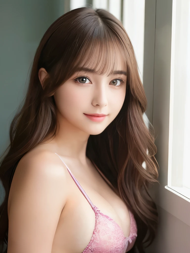 (((8k,highest quality,Attention to detail,Attention to detail、masterpiece,Attention to detail,alone))),RAW Photos & Realistic atmosphere,(beautiful, Well-proportioned face,),(beautiful dark eyes,Mouth Details,Glossy Lips,Thin eyebrows),The most beautiful ,Natural beautiful eyes,Brown Hair,Brown gentle eyes,iris,Glowing soft white skin、Her deep black eyes are so beautiful,Lip details、Very beautiful face,Very beautiful face、beautiful face,beautiful, Glowing Lips,beautifulThin eyebrows,Infinite Faces, Realistic Young Gravure Idol, Very cute beautiful girl , Young Gravure Idol, ((Young Gravure Idol, Very beautiful and cute 18 year old beauty,Incredibly beautiful and elegant 18 year old)),Natural soft light,(Shiny Hair,,beautiful and kind eyes:1.5),A very kind smile,Shapely breasts,Medium Long Hair,Seaside,Red Bikini,beautiful posture,No makeup,Background sea, A small smile,
