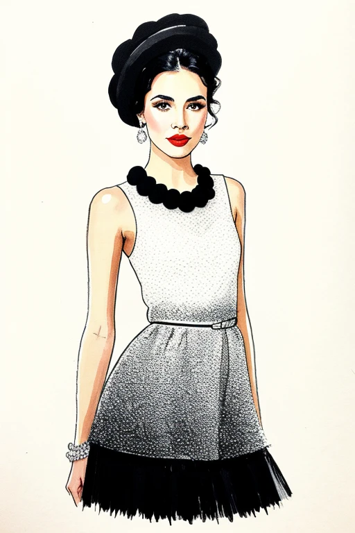 Fashion illustration scetch