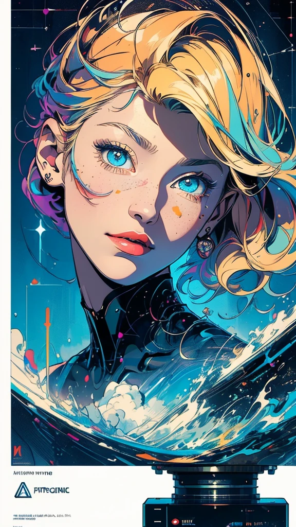 (((masterpiece, highest quality))),(((solo:1.2))),(((1girl:1.2))),32k wallpaper, very detailed, poster, vintage science fiction,(((((geometric cinematic movie poster))))), ((bauhaus)),(shape),(((abstract))),(mid century modern),movie poster,(((((portfolio))))),(((((Close-up))))),(((((bust up))))),((((more various angle)))),(((highlight))),Vast landscape,((((heterochromia)))),(((complete. detailed face))),(((Extremely talented))),(((((most complecated futristic machine))))),(Colorful color scheme)