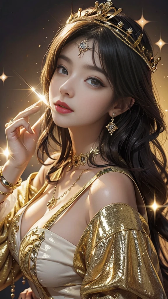 goddess gold gorgeous Sparkling crown