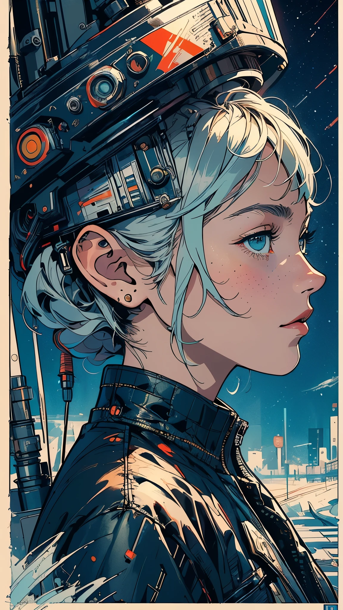 (((masterpiece, highest quality))),(((solo:1.2))),(((1girl:1.2))),32k wallpaper, very detailed, poster, vintage science fiction,(((((geometric cinematic movie poster))))), ((bauhaus)),(shape),(((abstract))),(mid century modern),movie poster,(((((portfolio))))),(((((Close-up))))),(((((bust up))))),((((more various angle)))),(((highlight))),Vast landscape,((((heterochromia)))),(((complete. detailed face))),(((Extremely talented))),(((((most complecated machine))))),(Colorful color scheme)