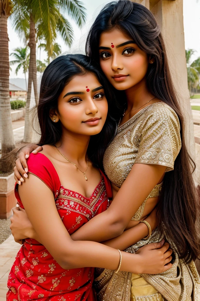 Indian Indian face cut doll sister and brother couple beautiful
