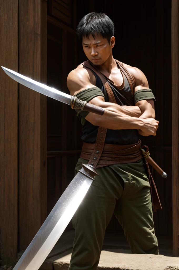 A strong swordsman