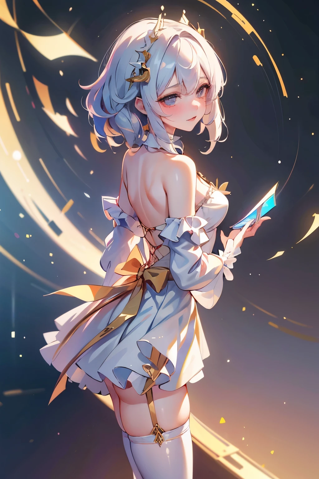1 girl with ,Age 18 years,standing on your feet,Wearing ta,ssmile,Feminized facial features,Straight hair,A calm posture,Porcelain-like skin,Subtle blush,a white wall,Characters shrink,fully body photo,Wear high heels(((tmasterpiece),(Very detailed CG unity 8K wallpaper),best qualtiy,,solo,1girll,cinmatic lighting,detailed back ground,,ultra - detailed,tmasterpiece,)),ultra - detailed,offcial art,Unity 8k wallpaper,2.5D thick coating,The eye size is the same