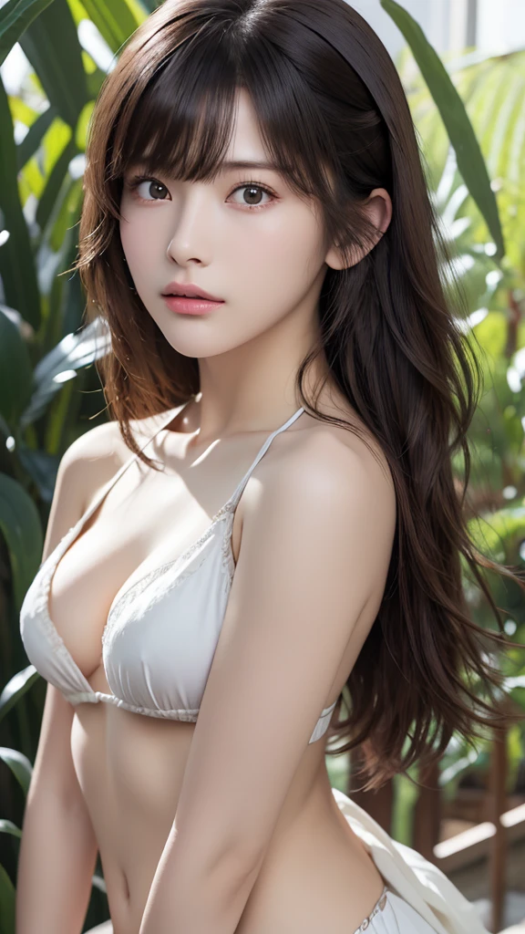 (8k),(RAW Photos),(Highest quality),(masterpiece:1.2),Natural Shading,Ultra-realistic,Realistic Face,Ultra-realisticな顔,Beautiful Face,detailed,超detailed,double eyelid,非常にdetailedな顔,Realistic Skin,Realistic Shadows,Slender body,Micro Bikini,(bangs:1.5)