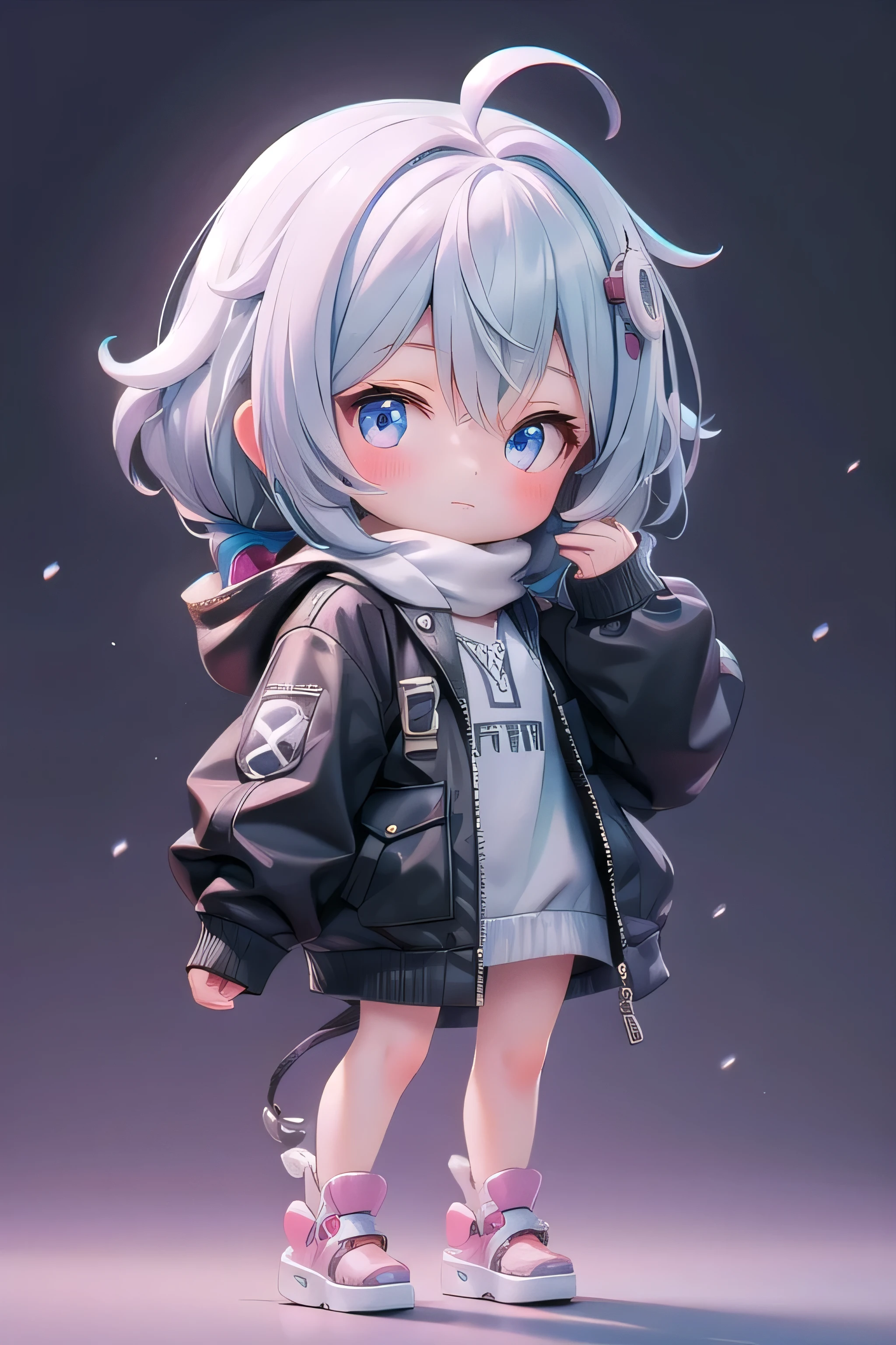 (masterpiece),  1girl,  chibi,  alien