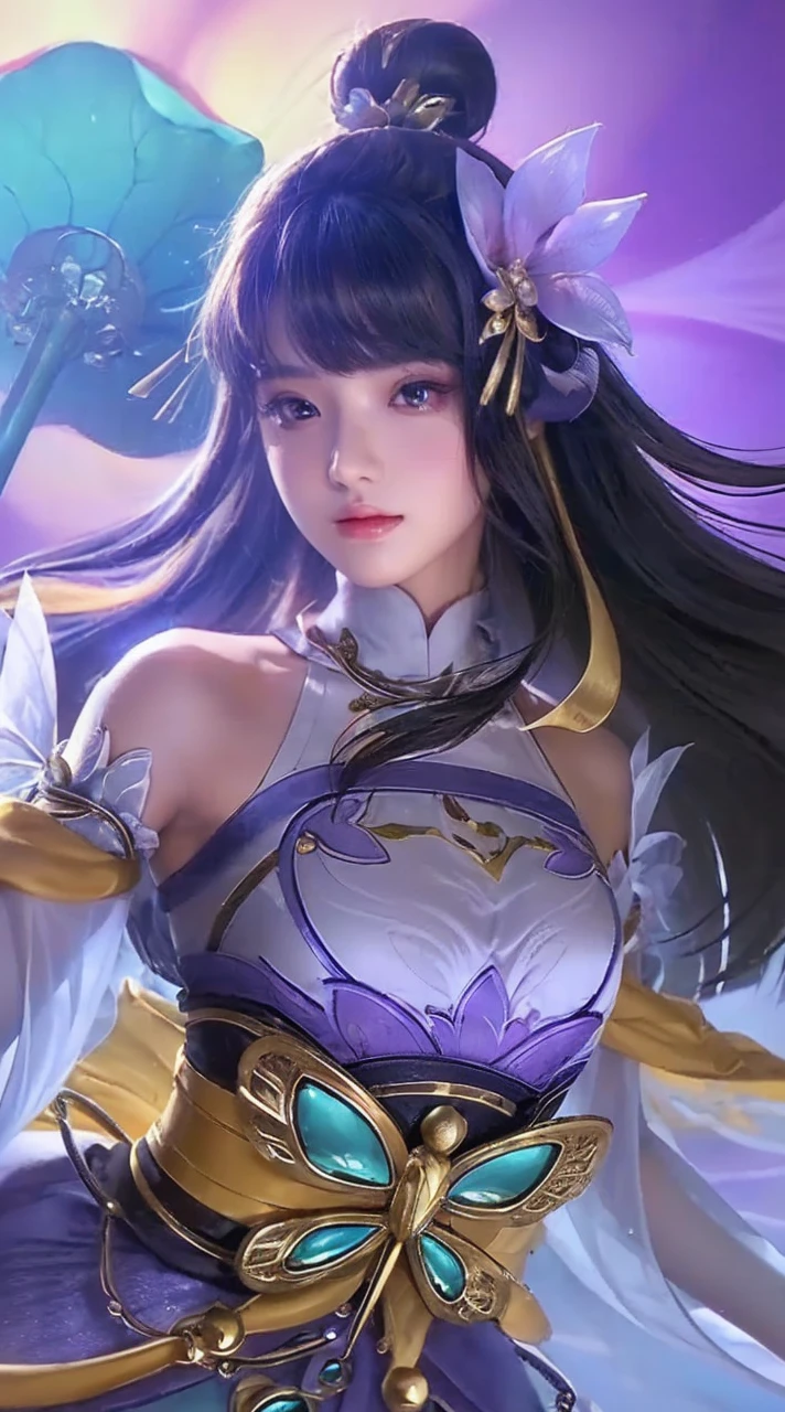 (best quality,4k,8k,highres,masterpiece:1.2),ultra-detailed,(realistic,photorealistic,photo-realistic:1.37),young beautiful woman,kpop idol,perfect body,full body,intricate detailed face,beautiful eyes,elegant makeup,long hair,dynamic pose,dramatic lighting,vibrant colors,cinematic,portrait