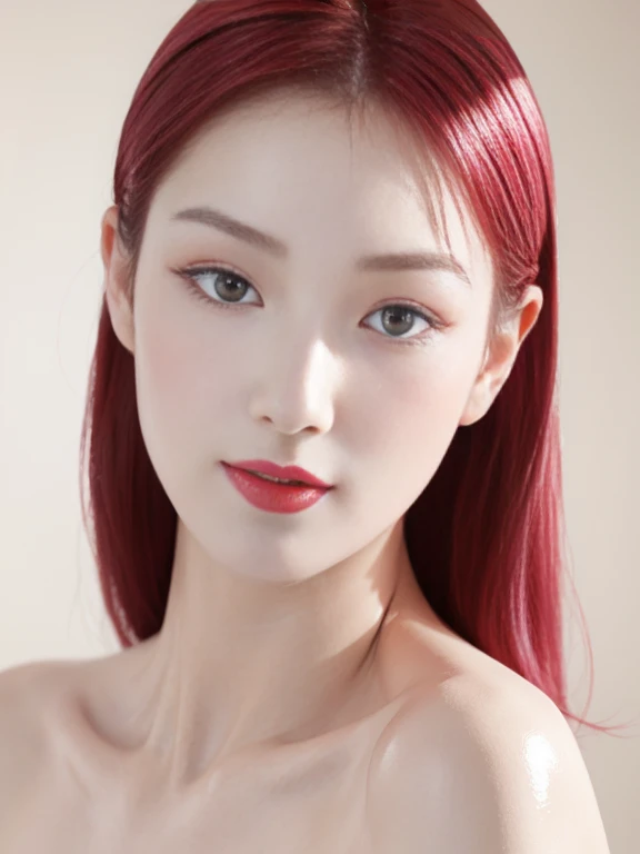 An extremely beautiful Korean female model with a perfect body. Photo taken with Canon EOS R5 85mm f/11 Camera, ((sharp)) mode of people and surrounding scenery. Image quality ((8K)), ((lifelike)), ((masterpiece)), ((sharp and highest contrast)), ((great depth of field)), ((light stereolithography)).
((Pink hair)), ((high-end cosmetic makeup)), ((bright, radiant smile)), ((brilliant glossy red lipstick)), ((Ivory, white skin bright)), detailed pores, ((glossy skin)), ((Light shining directly on the face)), bright sunlight.