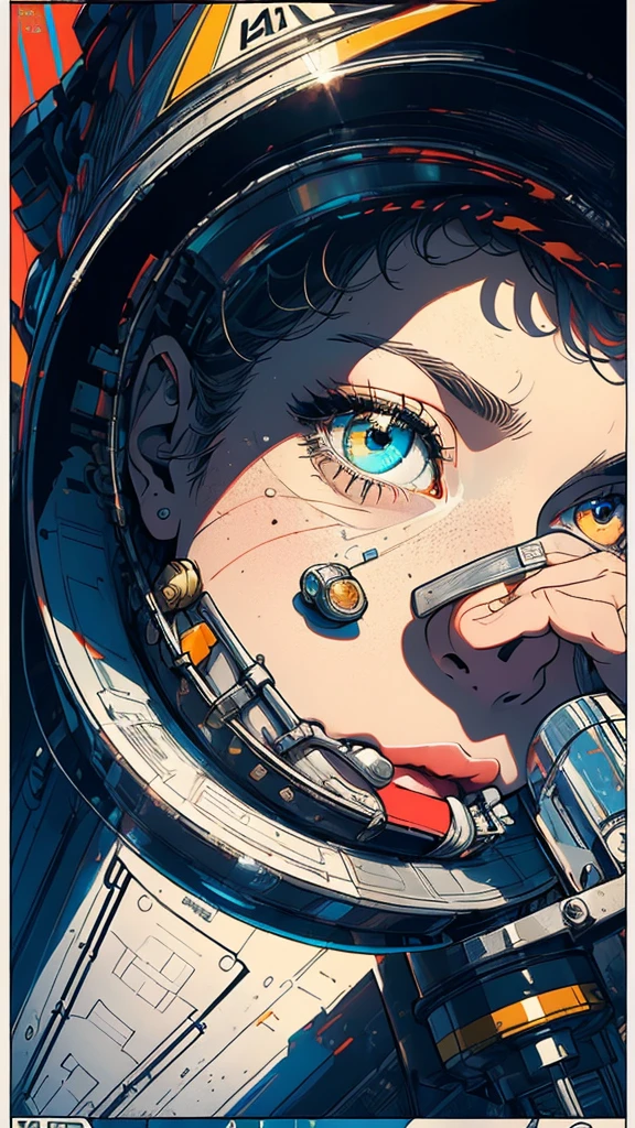 (((masterpiece, highest quality))),(((solo:1.2))),(((1girl:1.2))),32k wallpaper, very detailed, poster, vintage science fiction,(((((geometric cinematic movie poster))))), ((bauhaus)),(shape),(((abstract))),(mid century modern),movie poster,(((((portfolio))))),(((((Close-up))))),(((((bust up))))),((((more various angle)))),((((highlight)))),Vast landscape,((((heterochromia)))),(((complete. detailed face))),((((Extremely talented)))),(((((most complecated futristic machine))))),(Colorful color scheme)
