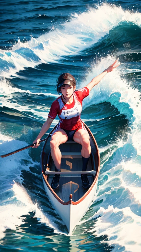 Olympic canoe competition。