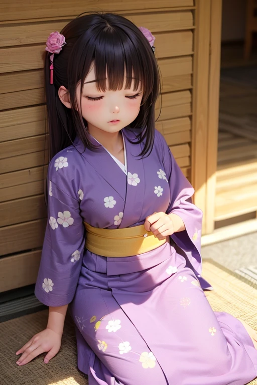 Sleepy girl, Yukata